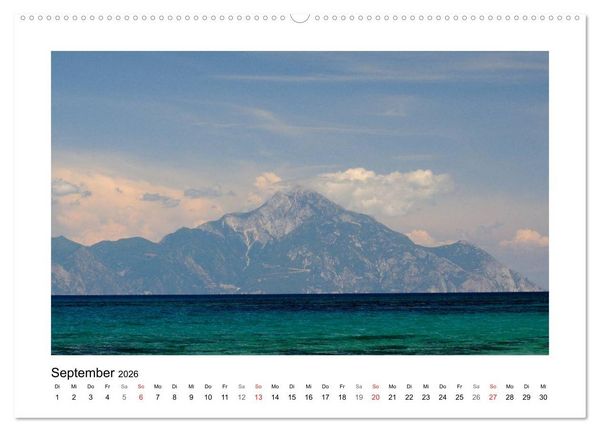 Produktbild: Nordgriechenland &ndash; Pilion, Meteora, Sithonia (Wandkalender 2026 DIN A2 quer), CALVENDO Monatskalender