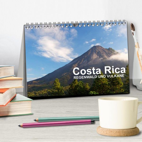 Produktbild: Costa Rica - Regenwald und Vulkane (Tischkalender 2026 DIN A5 quer), CALVENDO Monatskalender