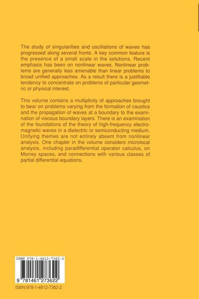 Produktbild: Singularities and Oscillations