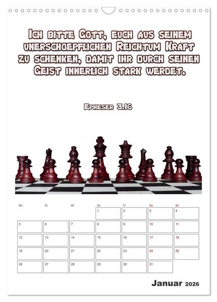 Produktbild: drei.sechzehn - Der Jesus Kalender (Wandkalender 2026 DIN A3 hoch), CALVENDO Monatskalender