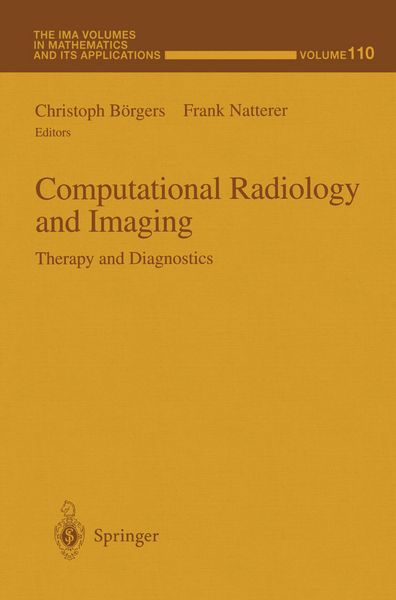 Produktbild: Computational Radiology and Imaging