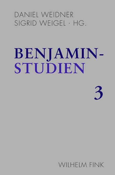 Produktbild: Benjamin-Studien 3
