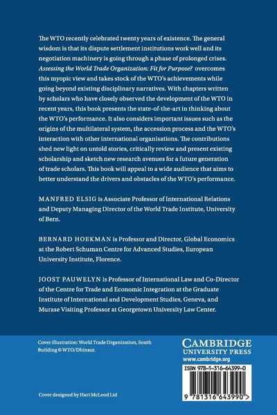Produktbild: Assessing the World Trade Organization
