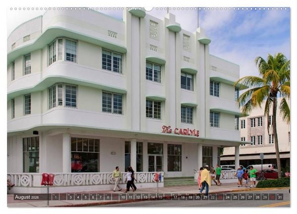 Produktbild: Miami South Beach (hochwertiger Premium Wandkalender 2026 DIN A2 quer), Kunstdruck in Hochglanz