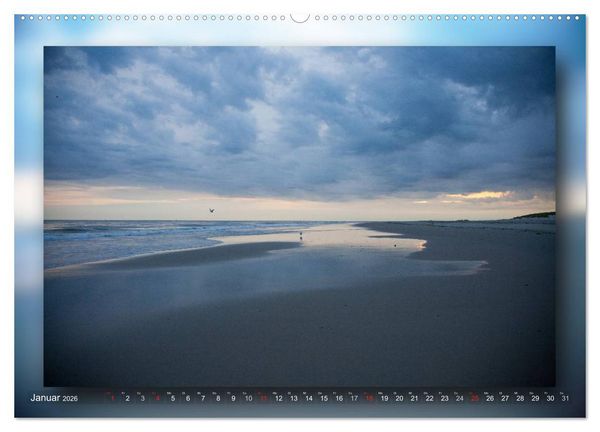 Produktbild: Baltrum - Ein Tag am Strand (hochwertiger Premium Wandkalender 2026 DIN A2 quer), Kunstdruck in Hochglanz