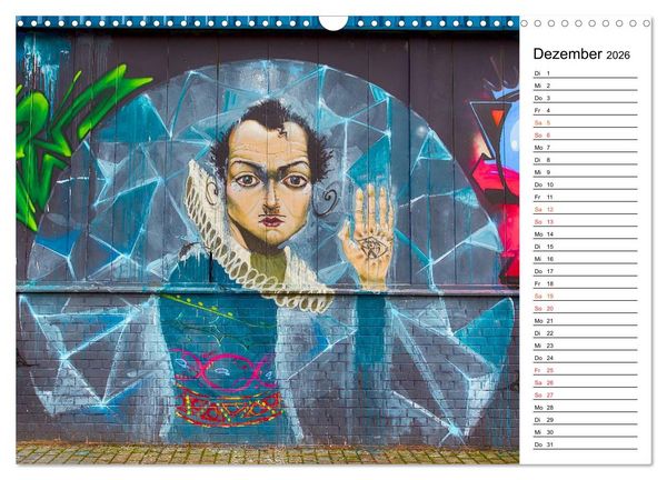 Produktbild: Graffiti (Wandkalender 2026 DIN A3 quer), CALVENDO Monatskalender