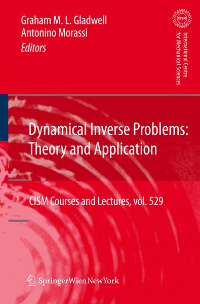 Produktbild: Dynamical Inverse Problems: Theory and Application
