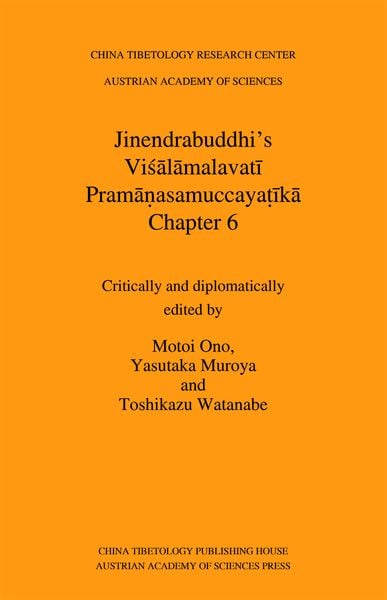 Produktbild: Jinendrabuddhi's Visalamalavati Pramanasamuccayatika