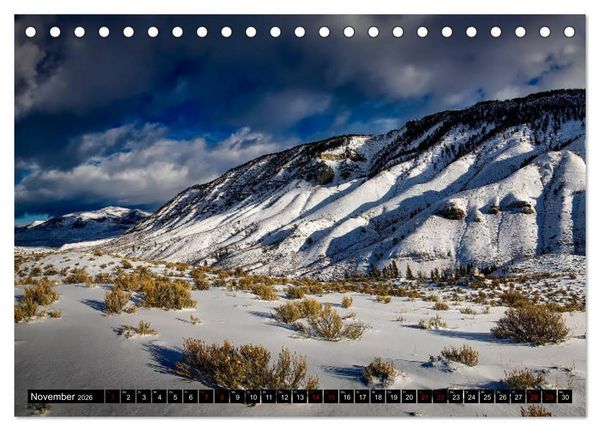 Produktbild: Yellowstone Nationalpark. Tanz auf dem Vulkan (Tischkalender 2026 DIN A5 quer), CALVENDO Monatskalender