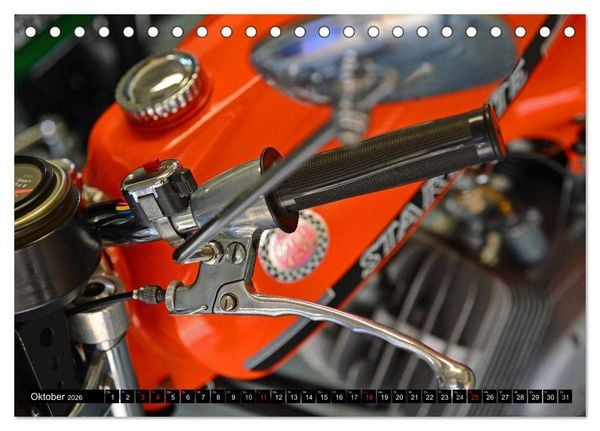 Produktbild: Starflite verkannte Moped Sch&ouml;nheiten (Tischkalender 2026 DIN A5 quer), CALVENDO Monatskalender