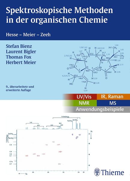Produktbild: Spektroskopische Methoden in der organischen Chemie