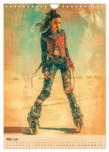 Produktbild: Rollerblades - einfach cool (Wandkalender 2026 DIN A4 hoch), CALVENDO Monatskalender