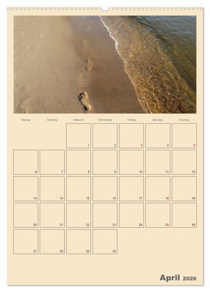 Produktbild: Usedom Ostsee - Terminplaner (hochwertiger Premium Wandkalender 2026 DIN A2 hoch), Kunstdruck in Hochglanz