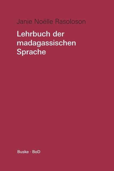 Produktbild: Lehrbuch der madagassischen Sprache