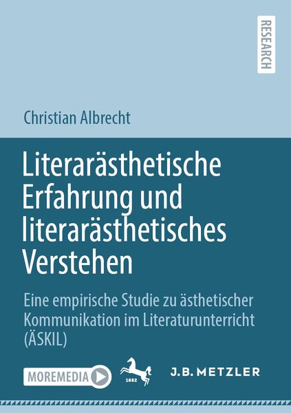 Produktbild: Literar&auml;sthetische Erfahrung und literar&auml;sthetisches Verstehen