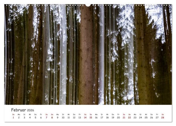 Produktbild: Abstrakte Naturerlebnisse - ICM (Intentional Camera Movement) Fotografie (hochwertiger Premium Wandkalender 2026 DIN A2 quer), Kunstdruck in Hochglanz