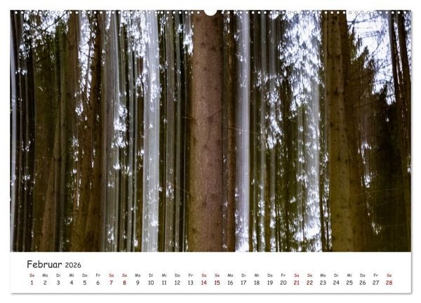 Produktbild: Abstrakte Naturerlebnisse - ICM (Intentional Camera Movement) Fotografie (Wandkalender 2026 DIN A2 quer), CALVENDO Monatskalender