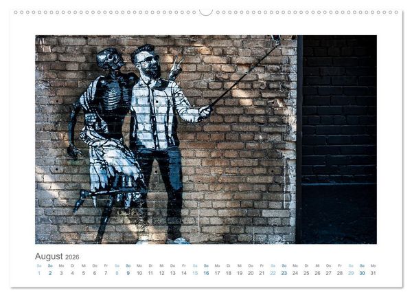 Produktbild: Street Art and City Vibes (Wandkalender 2026 DIN A2 quer), CALVENDO Monatskalender