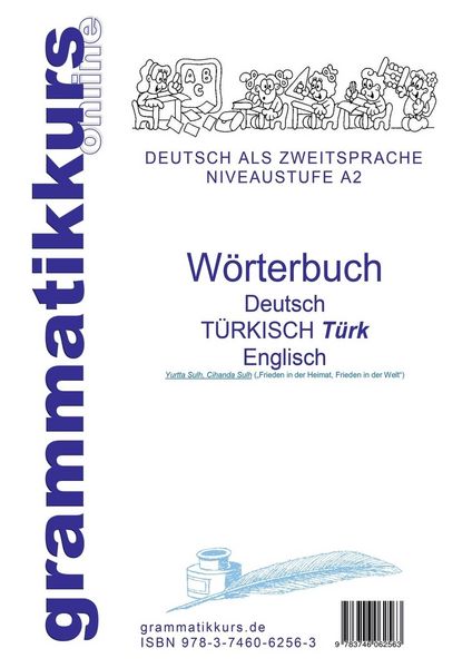 Produktbild: W&ouml;rterbuch Deutsch - T&uuml;rkisch - Englisch Niveau A2