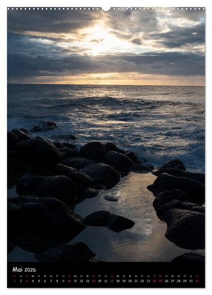 Produktbild: Hawaiian Sunsets (hochwertiger Premium Wandkalender 2026 DIN A2 hoch), Kunstdruck in Hochglanz