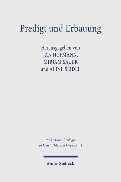 Produktbild: Predigt und Erbauung