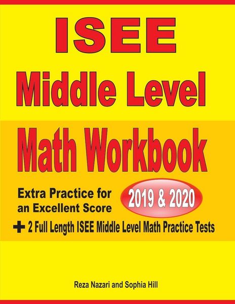 Produktbild: ISEE Middle Level Math Workbook 2019 & 2020