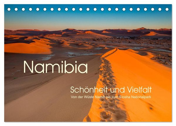 Namibia, Schönheit und Vielfalt (Tischkalender 2026 DIN A5 quer), CALVENDO Monatskalender