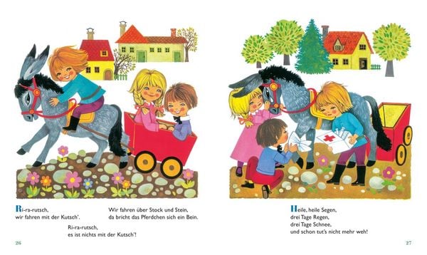 Produktbild: Kinderb&uuml;cher aus den 1970er-Jahren: Das gro&szlig;e Buch der Kinderreime