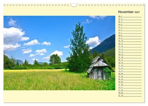 Produktbild: Slowenien - Impressionen eines Naturjuwels (Wandkalender 2027 DIN A3 quer), CALVENDO Monatskalender