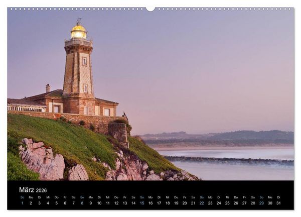 Produktbild: Leuchtt&uuml;rme in aller Welt 2026 (Wandkalender 2026 DIN A2 quer), CALVENDO Monatskalender