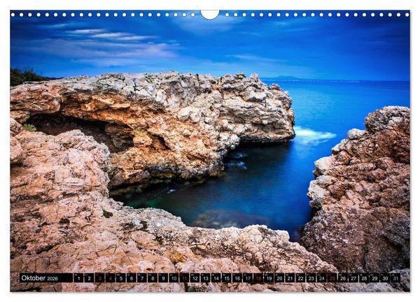 Produktbild: MALLORCA BEI NACHT (Wandkalender 2026 DIN A3 quer), CALVENDO Monatskalender