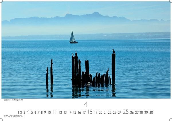 Produktbild: Bodensee Kalender 2027 &ndash; Wandkalender | Fotokalender Deutschland 35x50cm -mit stimmungsvollen Landschaftsmotiven rund um See, Ufer, Berge und malerische Orte