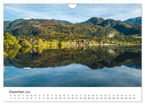 Produktbild: Hallstatt - Die Perle &Ouml;sterreichs (Wandkalender 2026 DIN A4 quer), CALVENDO Monatskalender