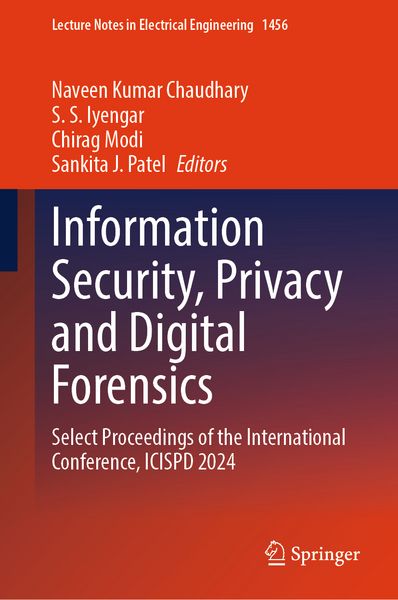 Produktbild: Information Security, Privacy and Digital Forensics