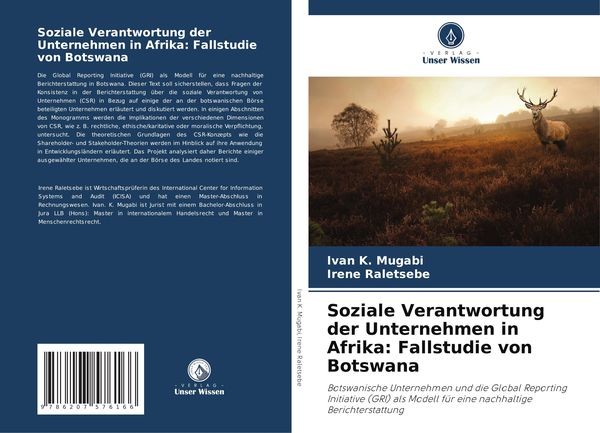 Soziale Verantwortung der Unternehmen in Afrika: Fallstudie von Botswana, Taschenbuch von Ivan K. Mugabi , Irene Raletsebe, Verlag Unser Wissen,