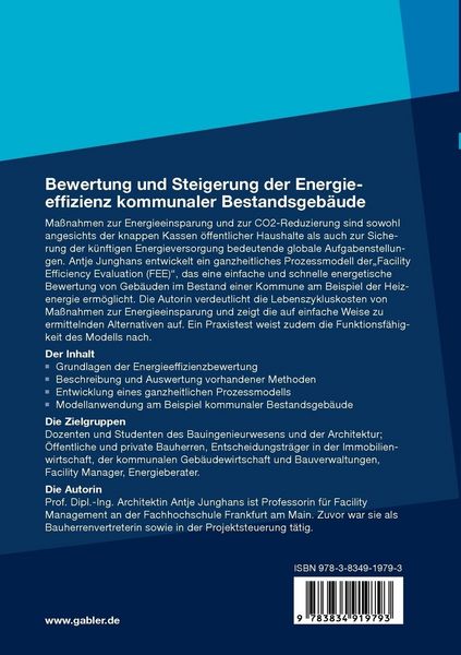 Produktbild: Bewertung und Steigerung der Energieeffizienz kommunaler Bestandsgeb&auml;ude