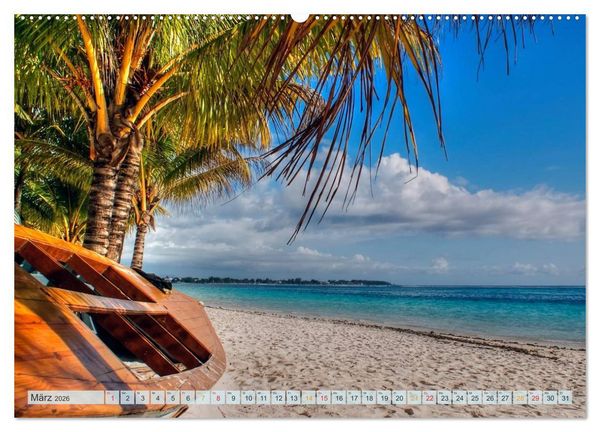 Produktbild: Mauritius - Insel im Indischen Ozean (Wandkalender 2026 DIN A2 quer), CALVENDO Monatskalender