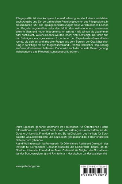 Produktbild: Pflegequalit&auml;t im Institutionenmix