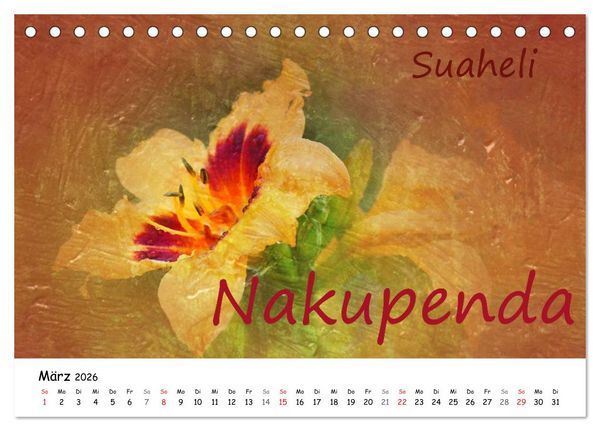Produktbild: Ich liebe Dich (Tischkalender 2026 DIN A5 quer), CALVENDO Monatskalender