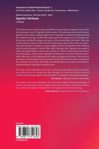 Produktbild: Vygotsky&rsquo;s Notebooks
