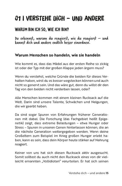 Produktbild: Das wertvollste Teenager-Buch f&uuml;r M&auml;dchen & Jungs ab 13 | Cool im Kopf - Stark im Leben | Tools aus dem Spitzensport f&uuml;r Stressabbau, mentale St&auml;rke, Selbstbewusstsein & Fokus