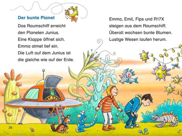 Produktbild: Duden Leseprofi &ndash; Die verr&uuml;ckte Reise ins All, 1. Klasse
