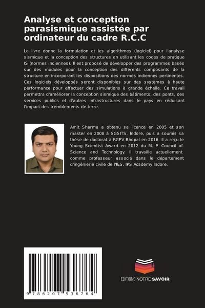 Produktbild: Analyse et conception parasismique assist&eacute;e par ordinateur du cadre R.C.C