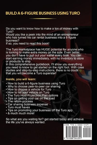 Produktbild: Build a 6-Figure Business Using Turo
