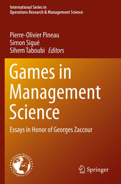 Produktbild: Games in Management Science
