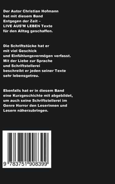 Produktbild: Entgegen der Zeit