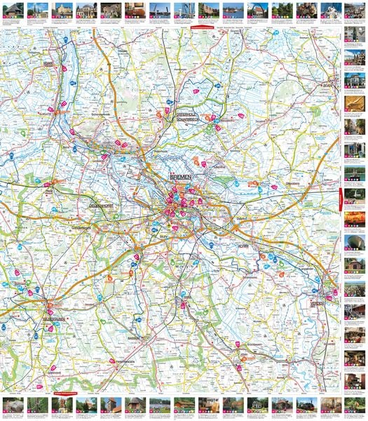 Produktbild: MARCO POLO Freizeitkarte 10 Bremen, Oldenburg und Umgebung 1:100.000