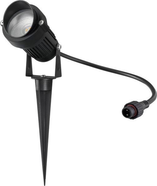 Produktbild: Sygonix SY-6612934 LED-Gartenleuchte LED LED 1W Schwarz