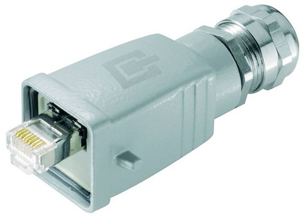 Produktbild: Teleg&auml;rtner 100007467 Sensor-/Aktor-Steckverbinder RJ45 Stecker 1St.