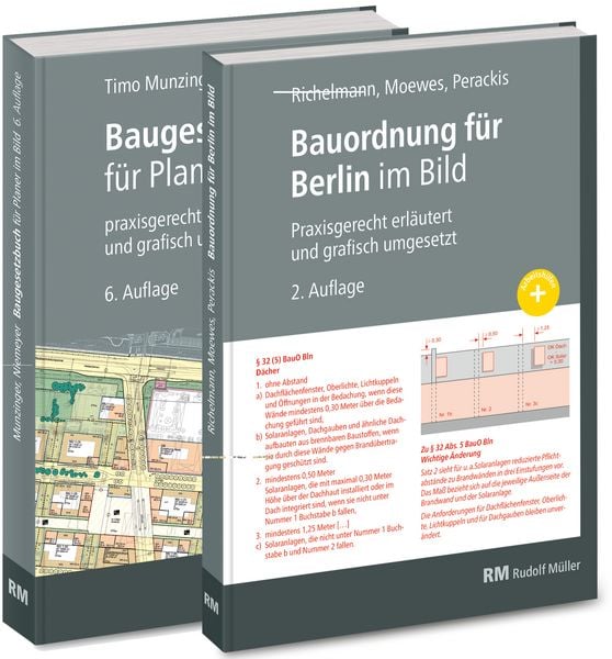 Produktbild: Buchpaket: Baugesetzbuch f&uuml;r Planer im Bild & Bauordnung Berlin im Bild